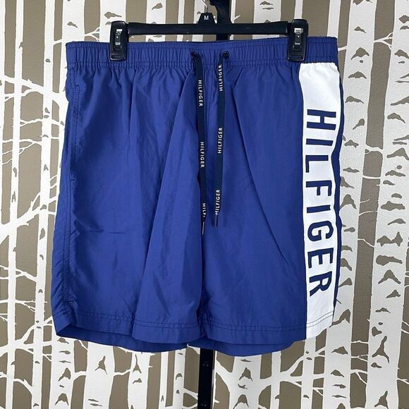 Mens Tommy Hilfiger Swim Trunks L - Picture 1 of 8
